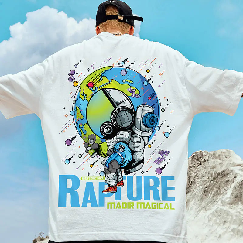 NASA Oversized Loose Fit T-Shirt for Men