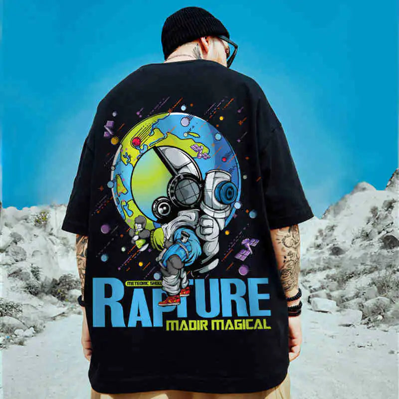 NASA Oversized Loose Fit T-Shirt for Men