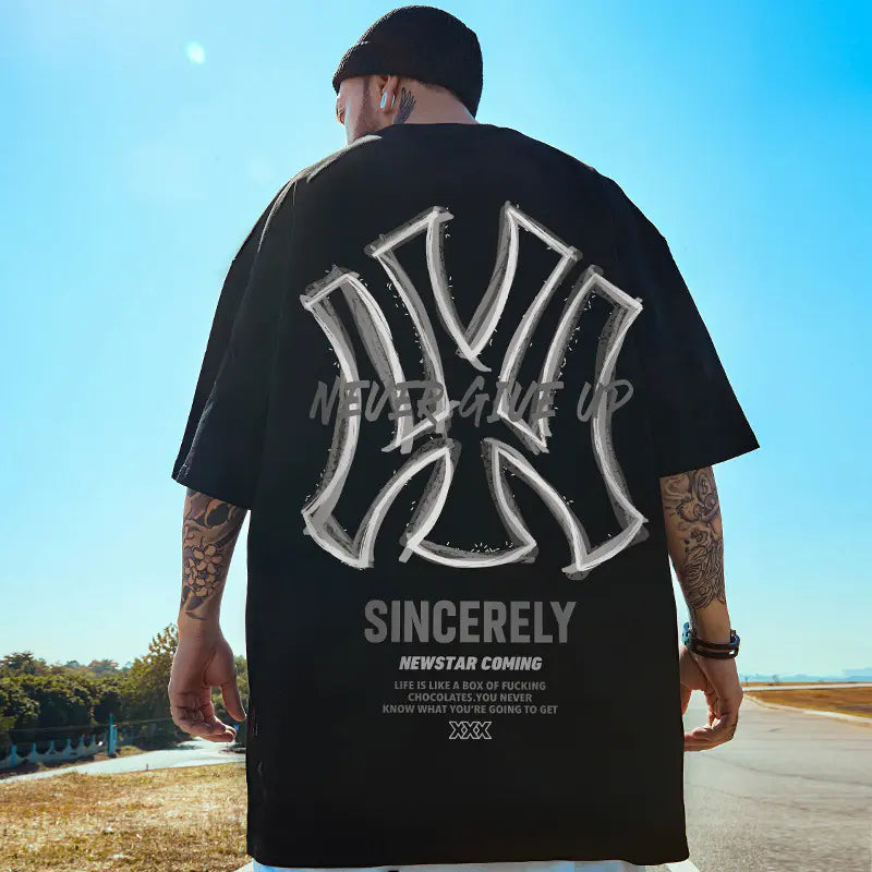 NASA Oversized Loose Fit T-Shirt for Men