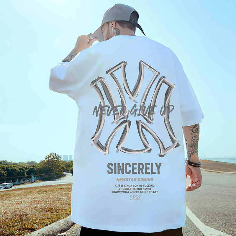 NASA Oversized Loose Fit T-Shirt for Men